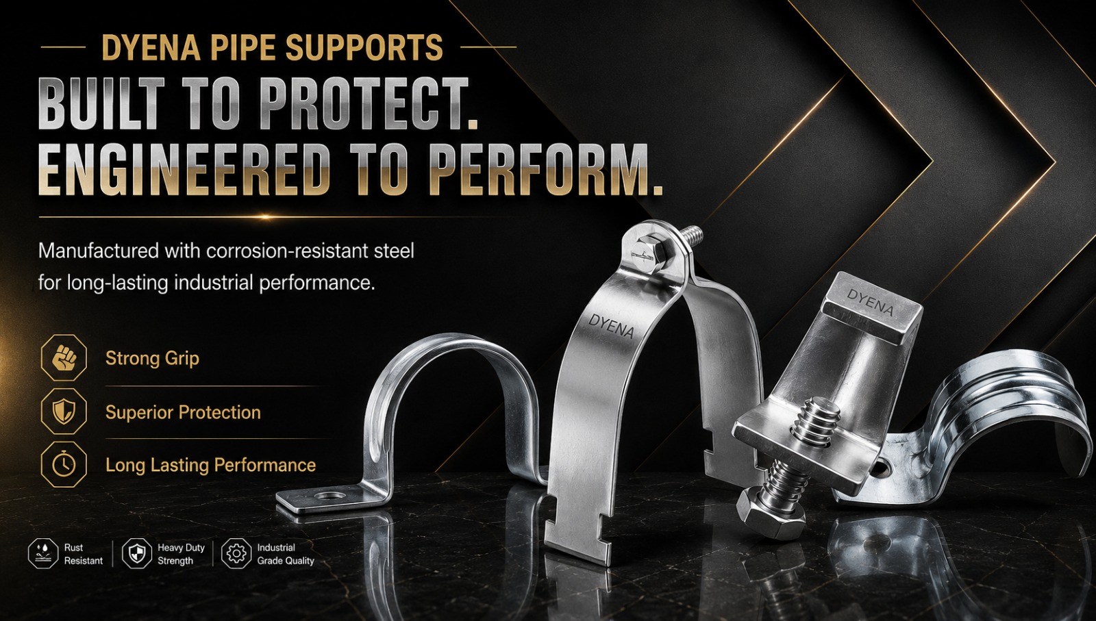 Dyena Pipe Supports
